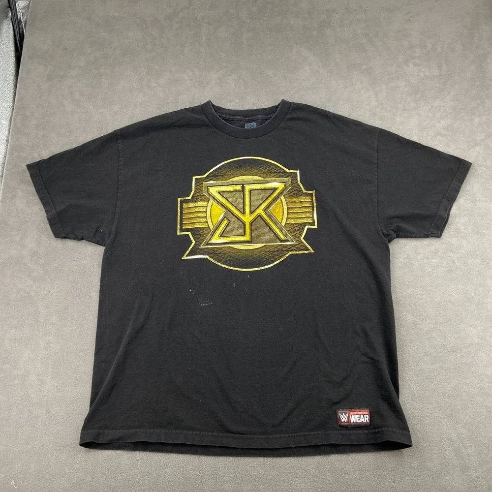 Seth Rollins The Undisputed Future T Shirt Mens 2X Black WWE Authentic Cotton